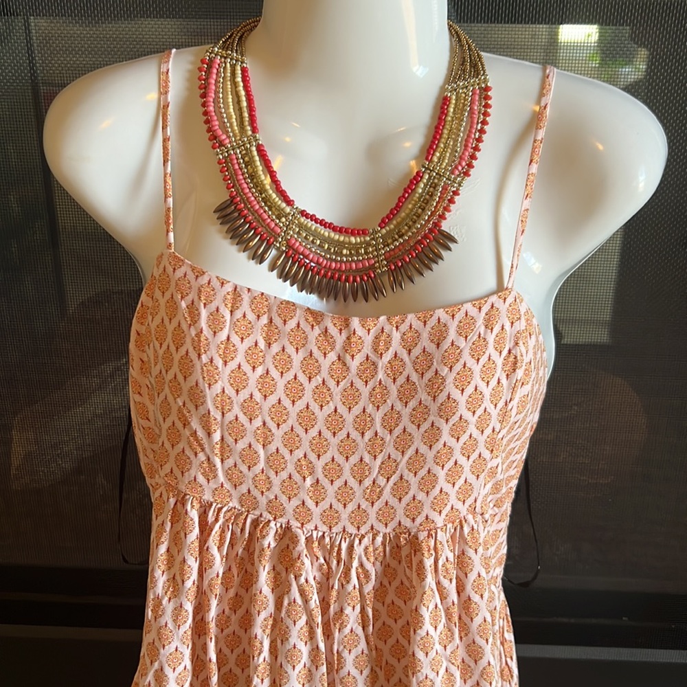 Spaghetti Strap summer maxi dress M - Picture 3 of 7